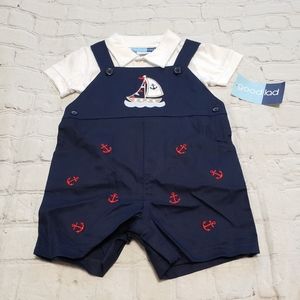 Good Lad Infant Baby boy sailor set.  Size 18 M.